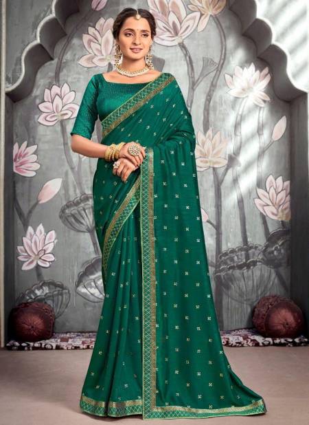 Teal Green Colour RIGHT WOMEN RASHMI Wedding Wear Heavy worked Latest Designer Heavy Saree Collection 81742